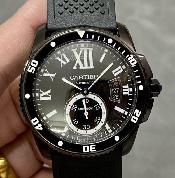 Cartier Calibre Collection with Roman Numeral Markings